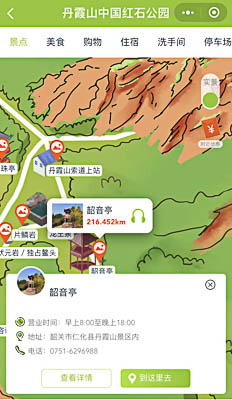 龙江景区手绘地图智慧导览和语音结合，让景区“活”起来