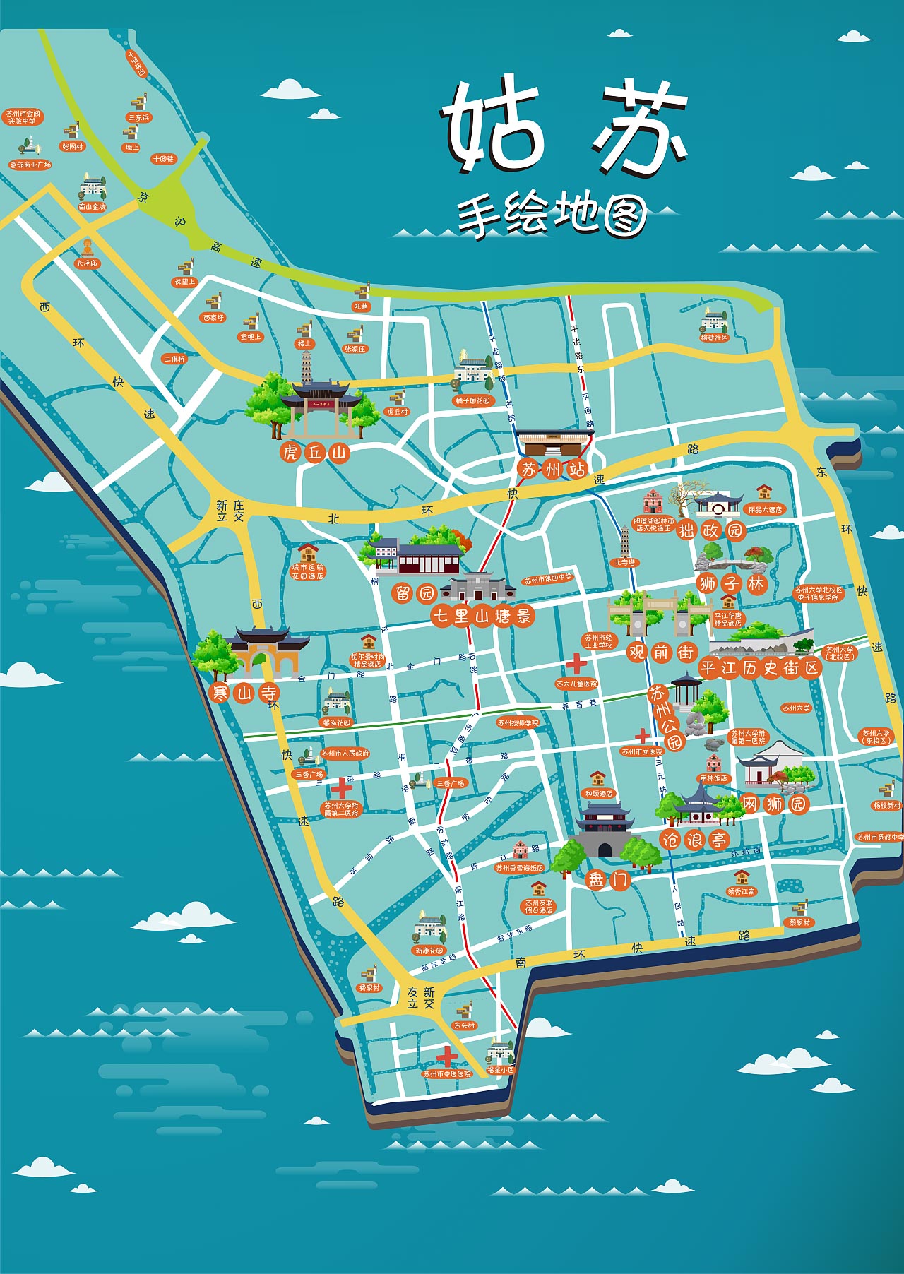 龙江手绘地图景区的文化宝藏