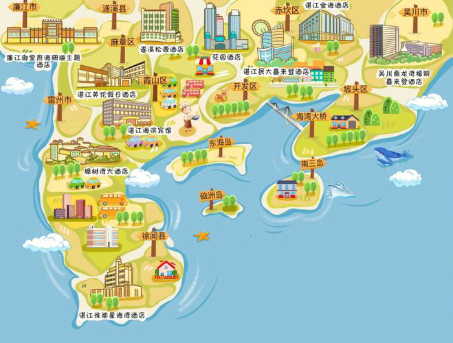 龙江手绘地图旅游的艺术指南